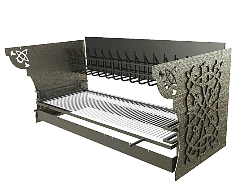 WKŁAD GRILL DO ZABUDOWY MUROWANY