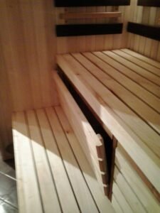 sauna z drewna