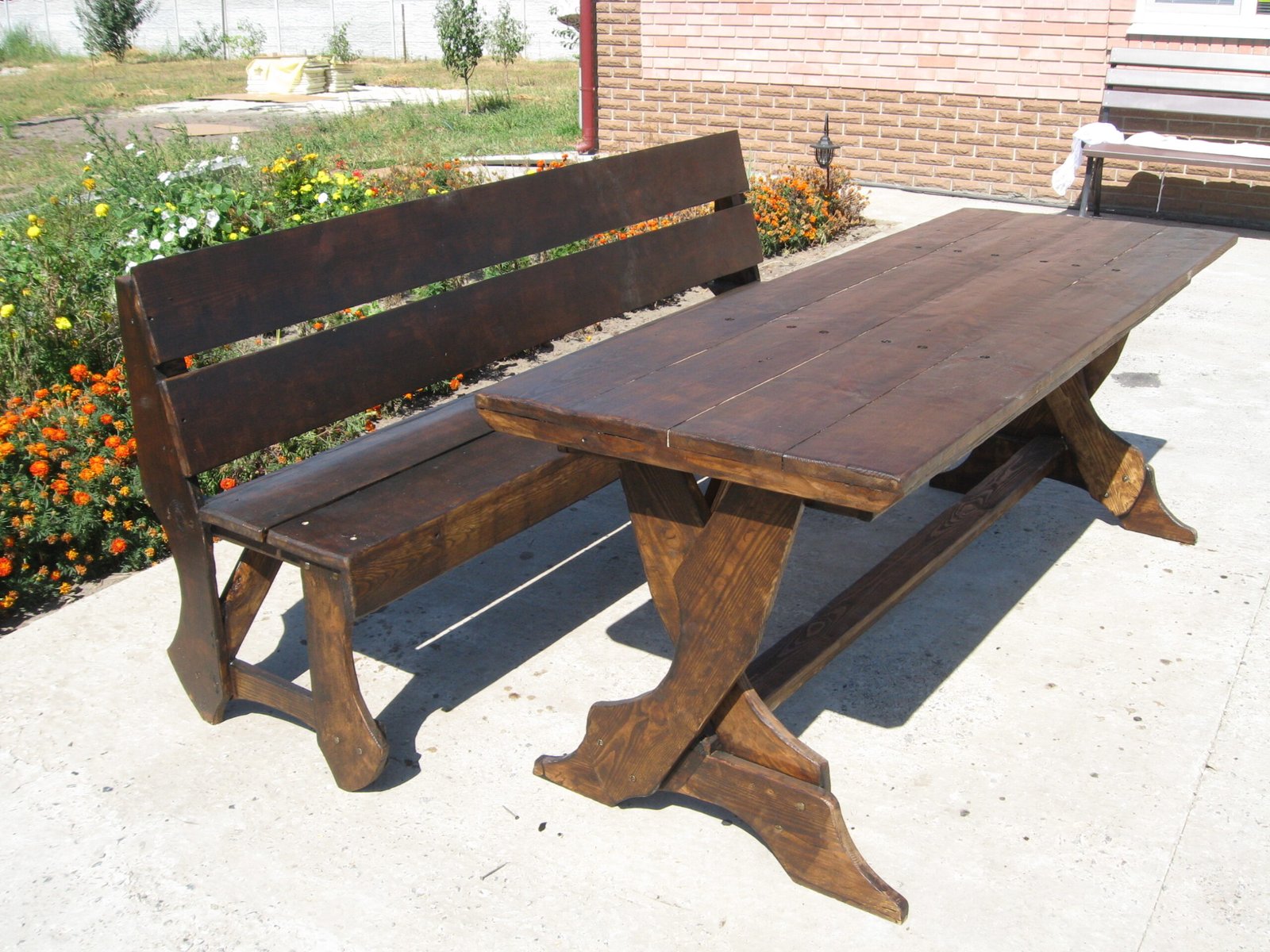 meble drewniane na taras