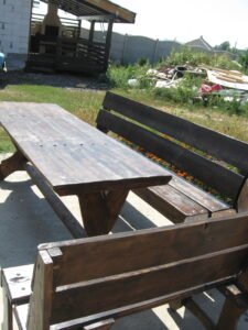 meble drewniane na taras