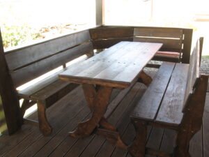 meble drewniane na taras