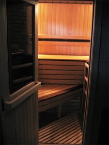 sauna z lipy