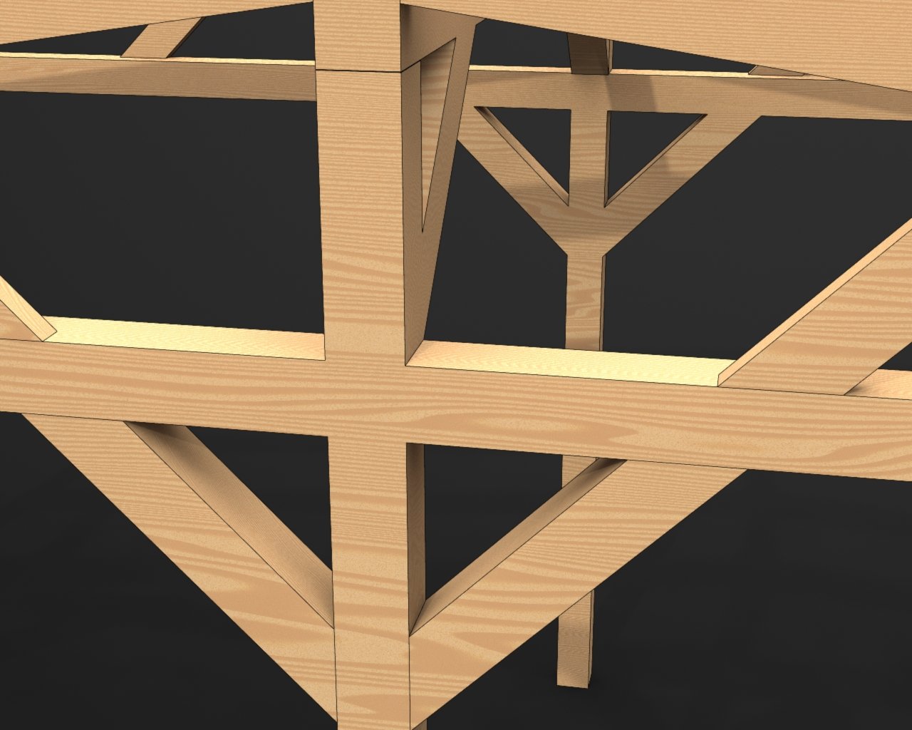 Konstrukcja drewnianego zadaszenia